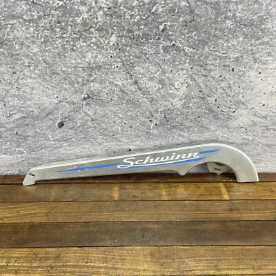 Vintage Schwinn Cruiser Chain Guard 26" Silver Chainguard Bike Klunker Classic - Image 1 of 4