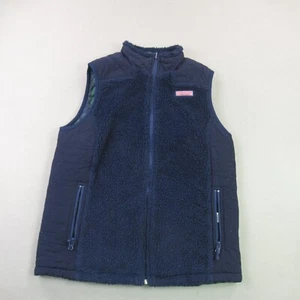 Vineyard Vines Vest Womens Small Sleeveless Full Zip Outdoors Reversible - Picture 1 of 8