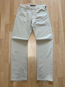 Pantalones chinos Versace Jeans Couture crema para hombre talla: 35 - Imagen 1 de 9