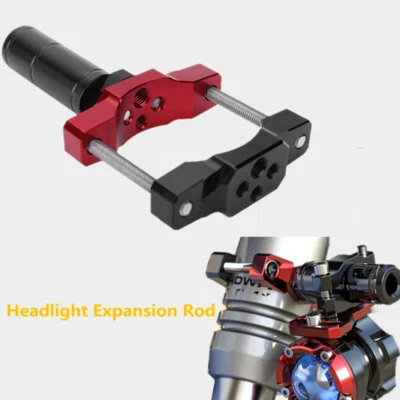 Palanca de extensión de luz de punto soporte fijo de faros de varilla ajustables para motobicicletas de 1 pieza Foto 1 de 4