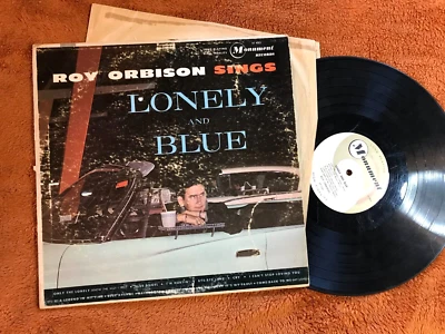 ROY ORBISON sings Lonely & Blue M4002 Mono original LP Vinyl 1961 album record! - Image 1 of 3
