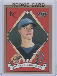 ZACK GREINKE ROOKIE CARD Topps 205 Baseball RC Kansas City Royals Houston Astros - Picture 1 of 2