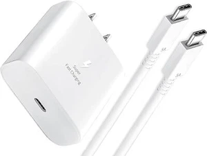 45W USB-C Charger for Ulefone Armor 21 Super Fast Wall Charger 6FT Cable - Picture 1 of 9