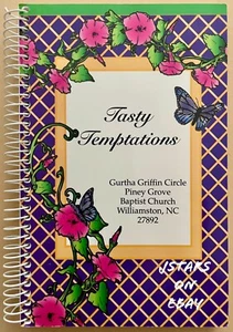 2002 WILLAMSTON, NC, PINEY GROVE BAPTIST CHURCH GURTHA GRIFFIN CIRCLE COOKBOOK - Picture 1 of 6