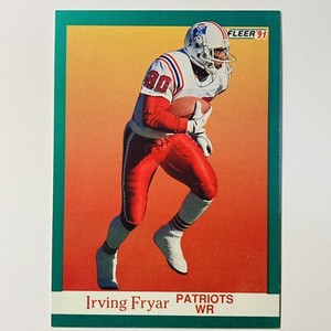 1991 Fleer Irving Fryar New England Patriots #137 Trading Card Tc4