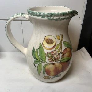 De colección. Jarra Hecha en Italia Para Himark Italia Blanco Melocotón 8" - Imagen 1 de 11