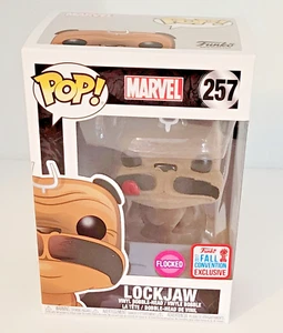 LOCKJAW Flocked 257 Funko POP! #257 de 2017 exclusivo de la Convención de Otoño - NUEVO - Imagen 1 de 7