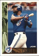 1995 Bowman Toronto Blue Jays Baseball Card #297 Joe Carter