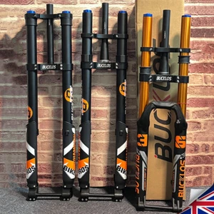 Bucklos 27.5/29 in Suspension Air Forks Boost 110*15mm Disc Brake MTB/AM/E-Bike - Picture 1 of 18