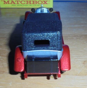 Matchbox Yesteryear Y16 Mercedes Benz SS Coupe silber & rot, glatter Kofferraum Iss 4 - Bild 1 von 7