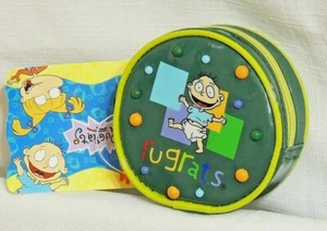 NEW WITH TAG ~ 1999~  1-VINYL    RUGRATS  COIN  BAG ---  GREEN--   3 1/2" DIAM. - Picture 1 of 1