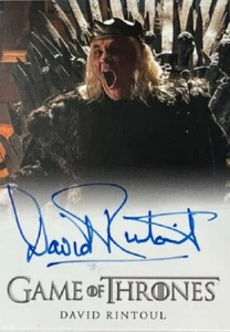 Autógrafo, arte e imágenes de David Rintoul como King Aerys II Targaryen - Imagen 1 de 2