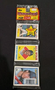 SEALED 1988 Topps Rack Pack Don Mattingly Cal Ripken TOP Orel Hershiser BACK - Picture 1 of 5