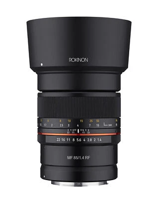 Rokinon 85mm F1.4 Full Frame Telephoto Lens (Canon RF) - Image 1 of 4