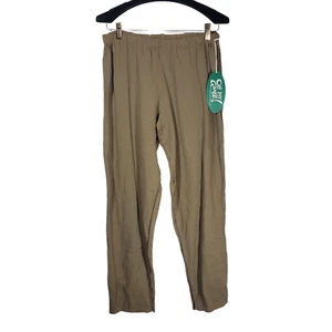 NWT Oh My Gauze Dolphin Pants Size 2 (L/XL) Stone Tapered Pull-On Lagenlook - Picture 1 of 4