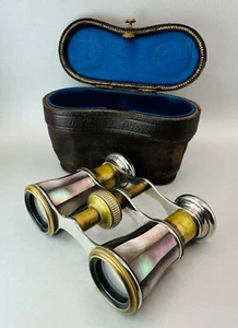 Antique Mother of Pearl Opera Glasses with Case – Excellent Condition - Picture 1 of 12