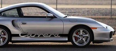 Juego de calcomanías gráficas personalizadas Porsche 911 1996-2004 996 Classic Carrera a rayas laterales Foto 1 de 4