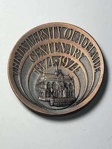 1874-1974 University of Adelaide Centenary in bronze 50mm - Picture 1 of 5