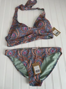 Boden Levanzo Halter Bikini Top US 10 Swim Women Classic Bottom NEW - Picture 1 of 3