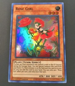 Yu-Gi-Oh! Rose Girl Super Rare ETCO-EN081 1st Edition LP - Picture 1 of 1