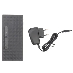 1 szt. 8 portów Ethernet Desktop 100Mpbs RJ45 Adapter rozdzielacza sieciowego z (czarny) - Zdjęcie 1 z 12