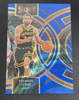 Stephen Curry 2023-24 Panini Select Premier Blue Wave Prizm 53/75 #145 - Image 1 of 2