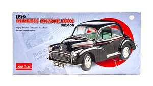 SUNSTAR 1:12 SCALE REPLICA - 1956 MORRIS MINOR 1000 SALOON BLACK DIECAST REPLICA - Picture 1 of 1