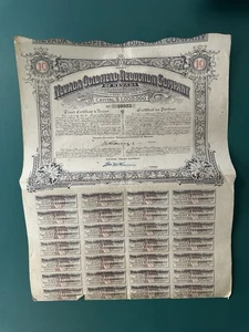 Nevada Goldfield Reduction Company of Nevada 10 Actions de 10$ - Nevada - Bild 1 von 1