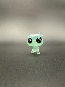 Littlest Pet Shop Lps Mini Bear Frosted Wonderland Snowflake Clear Glitter No # - Picture 1 of 7
