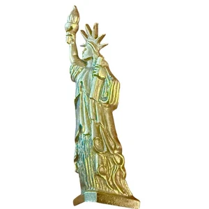 Vintage 1990’s Gold Toned Statue of Liberty Brooch, Pin, 2.5” Long - Picture 1 of 5