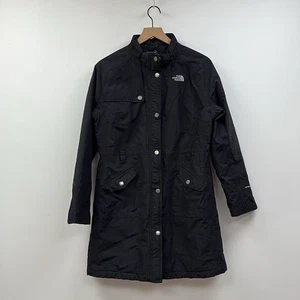 Women's The North Face Hyvent Mountain Parka Winter Jacket Coat Black Medium - Picture 1 of 7