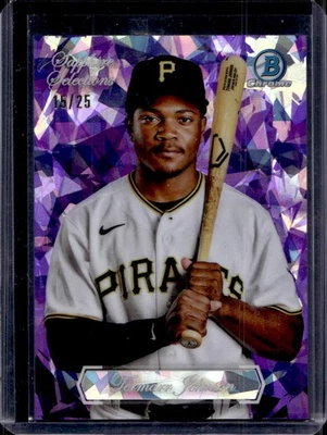 Termarr Johnson 2023 Bowman Chrome Sapphire Selections #BSS-9 Purple /25 - Image 1 of 2
