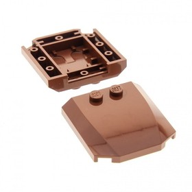 2x Lego Bonnet 4x4x2/3 Red Brown Car Roof Star Wars 7753 4193077 45677