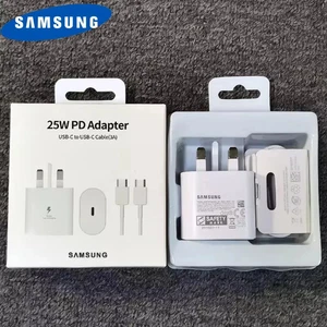 Original 25W Super Schnell Ladegerät USB C Stecker und Kabel für Samsung S24 S23 S22 S20+ - Bild 1 von 15