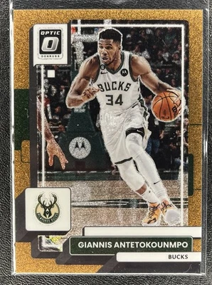 2022 - 23 Panini Donruss Optic - Giannis Antetokounmpo 铜闪光 Prizm /99 — 第 1/2 张图片