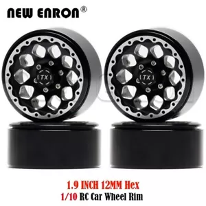 1:10 1.9 Wheel Rims Beadlock Hub For Rock Crawler Tamiya D90 D110 MST TRX4 Jimny - Picture 1 of 8