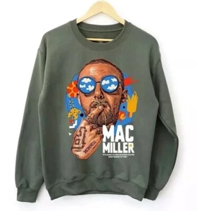Retro Mac Miller Hip Hop Graphic Crewneck Sweatshirt Gift for Fan S-5XL - Picture 1 of 4
