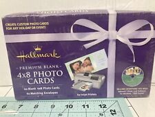 Hallmark Premium Blank 4x8 Photo Cards Qty 40 For Inkjet Includes Software NEW