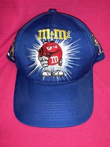 Vintage #36 M&M’s Racing Team Blue NASCAR SnapBack Cap Hat Elliot Sadler - Picture 1 of 5