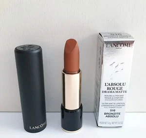 Lancome L'Absolu Rouge Drama Matte Lipstick, #516 Bronzite Absolu, 3.4g, BNIB - Picture 1 of 5