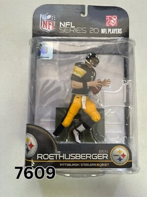 Figura de acción NFL Pittsburgh Steelers McFarlane Ben Roethlisberger Serie 20. Foto 1 de 4
