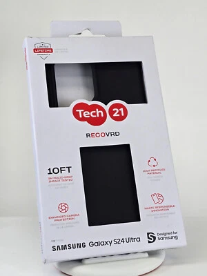 Tech21 Recovrd Series Case for Samsung Galaxy S24 Ultra - Black - Open-Box - Image 1 of 4