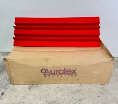 Dispositivo de redução Auralex Low-End armadilhas para graves LENRD (vermelho) - 4 peças 48"/4 pés - Imagem 1 de 4