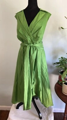 Suzi Chin - Maggie Boutique Green Cocktail Dress/Pockets! SZ 20W Cocktail Dress - Image 1 of 4