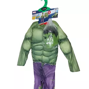 Rubíes Increíble Hulk Disfraz Juvenil Grande 10-12 Una Pieza Mono Máscara Guantes - Imagen 1 de 15
