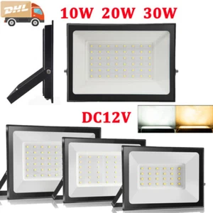 Foco exterior LED 12V 10W 20W 30W IP IP65 DC12V DHL - Imagen 1 de 13