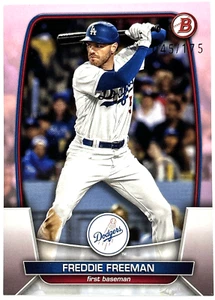 2023 Bowman - Freddie Freeman - Pink /175 Dodgers Braves - Picture 1 of 2