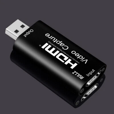 USB 2.0 3.0 Video Capture Card 1080p HD Camera Record Game Live Stream Broadcast - Image 1 of 4