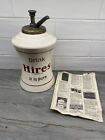 Antique Porcelain Hires Root Beer Syrup Dispenser