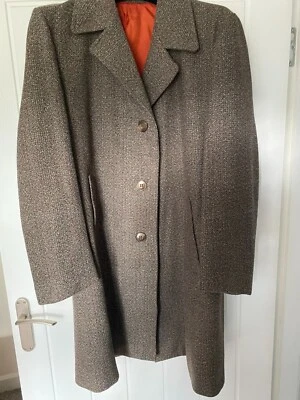 Abrigo Crombie Vintage Años 60 Estilo Peaky Blinders Mezcla Lana - 40" Pecho Foto 1 de 4